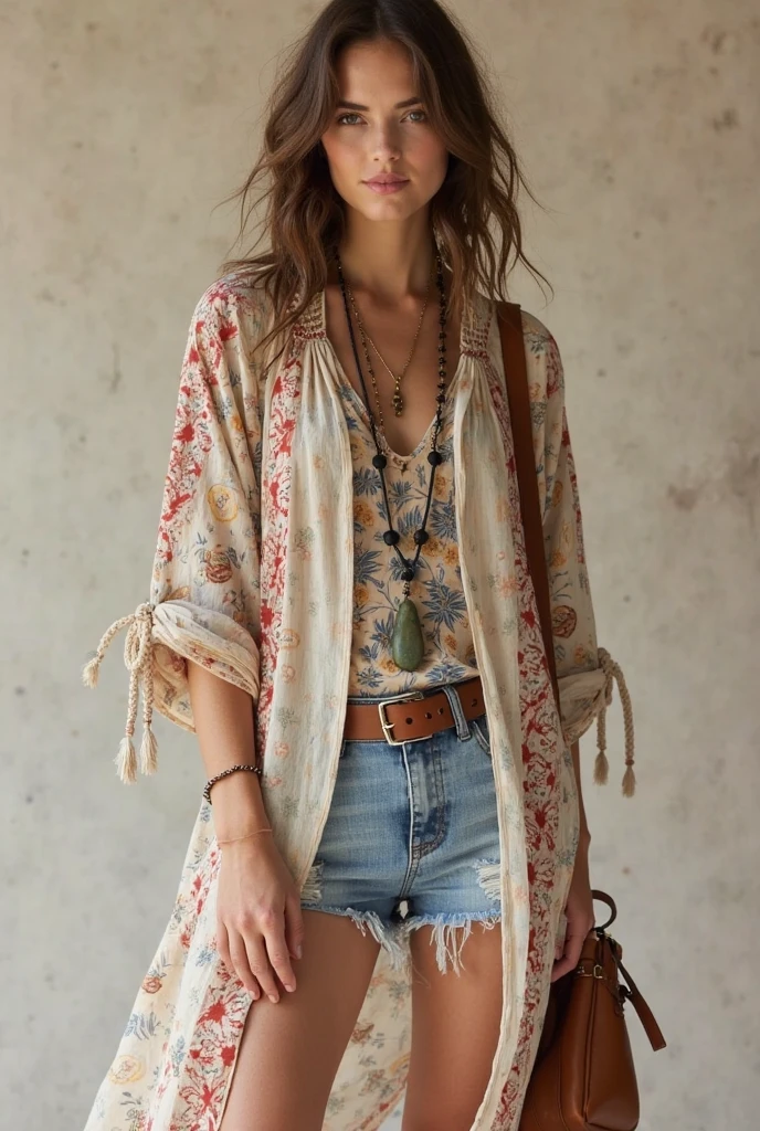 Girl with bohemian style

"Dressed in a bohemian style, their loose and colorful clothes, along with numerous handcrafted accessories, They reflected his free and creative spirit."
