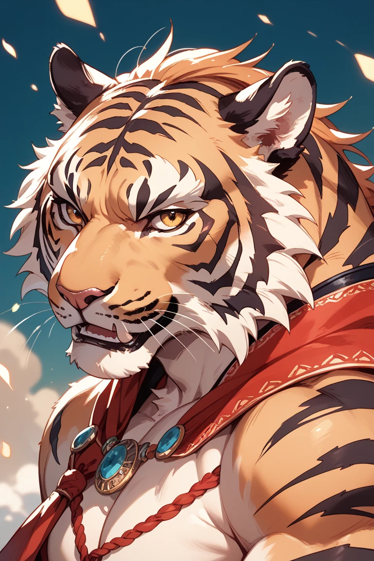 rating_safe, score_9, score_8_up, score_7_up, score_6_up, score_5_up, score_4_up, hires, source_furry(masterpiece, top-quality, Official art)Look at viewericro bikini, tiger and girl, Tiger painting}A flash of light runs, Colorful water levitation,