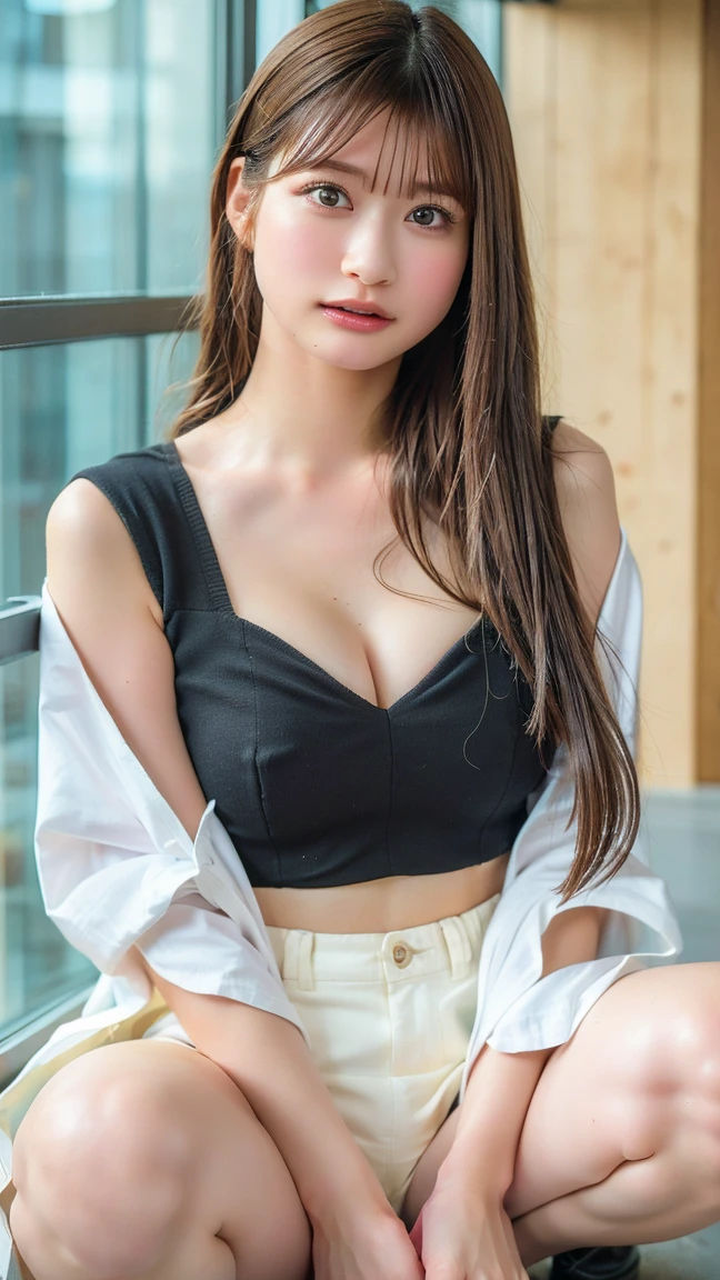 Masterpiece, Best Quality, (Realistic, Photorealistic Photo: 1.37), 8K, An Extremely Delicate and Beautiful, Amazing, Fine Details, Official Art, Ridiculous, Incredibly Ridiculous, Huge File Size, Ultra Detailed, Extremely Detailed, Beautiful Meticulous Girl, 1 Girl, (Perfect Female Figure), Full Body, Short Skirt,