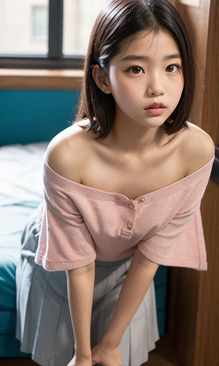 Realistic,fine quality detailed picture,Best quality,high-resolution,1 beautiful girl,at my room
