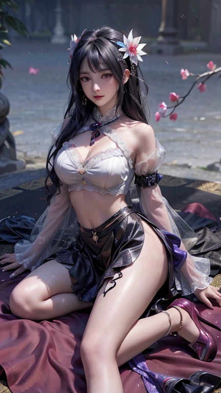 ((masterpiece, best quality)), Delicate face, Character Design Sheet,Whole body love, Rich in details, Multiple poses and expressions, Very detailed, depth, Many parts,beautiful girl,Light,发Light,Red and Gold,Phoenix decoration,gauze,Lace,Lace连裤袜,High heel