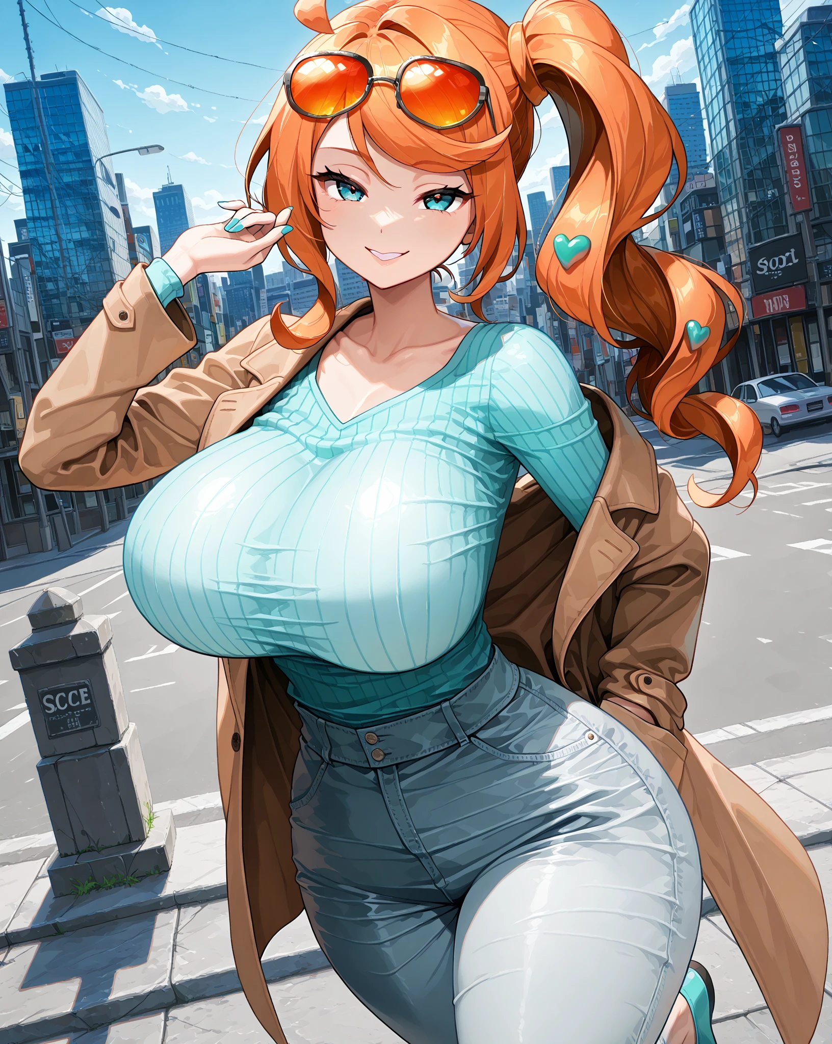 animetoreal, masterpiece, best quality, very aesthetic, absurdres, 1girl, mature_lady, gantz_suit, black_bodysuit, bracelet, covered_navel, thighhighs_over_bodysuit, lights, covered_nipple,,nami_(one_piece), long_hair, orange_hair, grey_eyes, arm_tattoo, large_breasts,,in recreational machine hall,luminous butterflies, fluttering butterflies