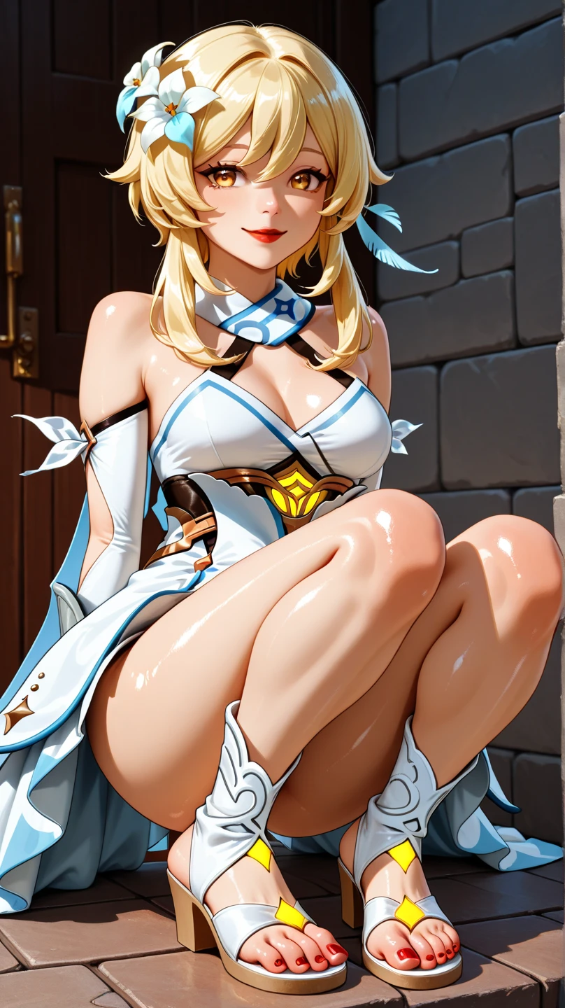 (best quality). (Ultra Detalhado). (1girl), Olhando para o Viewer. (Antecedentes detalhados). belos olhos detalhados. rosto delicado e bonito. (high saturation), seios grandes, droopy breasts, sexy blue lingerie, full body, long legs, big breasts,