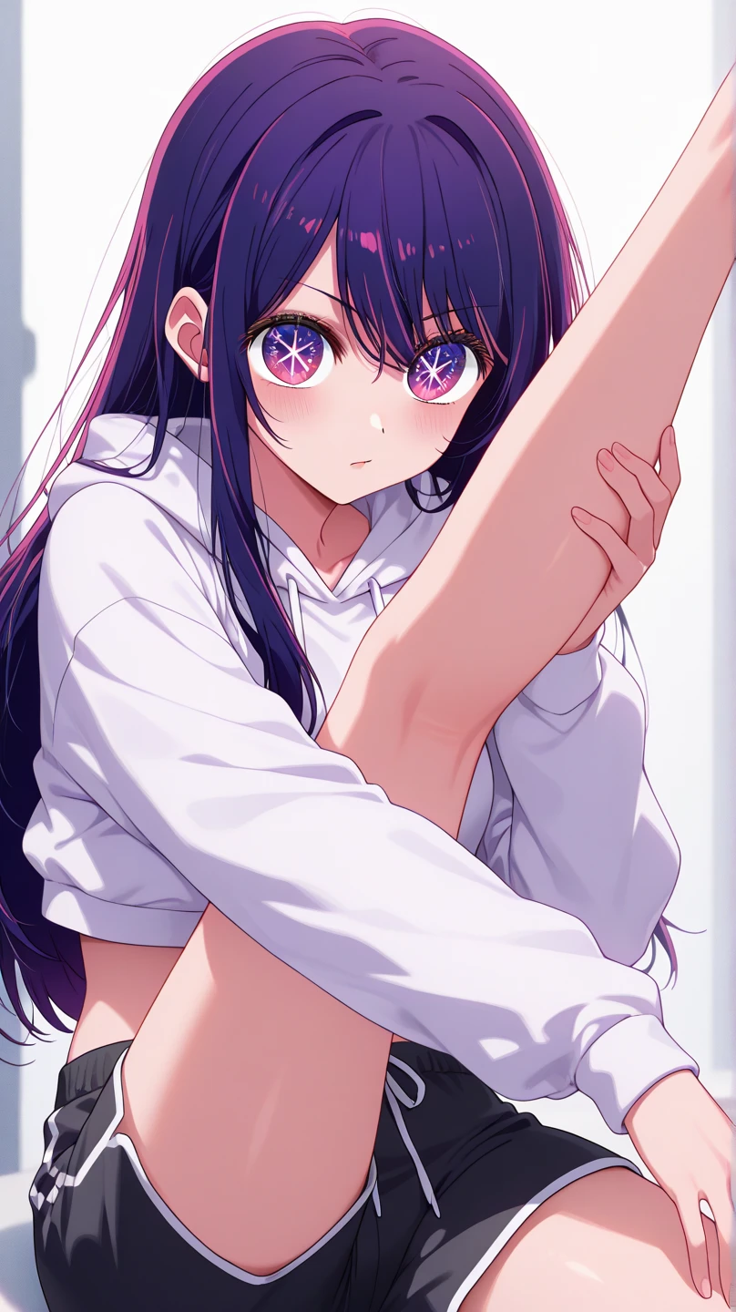 ((highest quality)), ((masterpiece)), (be familiar with), Perfect Face, indoor, Bedroom, Watching the audience,
one woman, Hoshino Ai,
Open Mouth, Ecstatic expression, blush, smile,
Small breasts, Flat Chest, Young Girl, , , Girl,
Long Hair, Purple Hair, Purple Eyes, Long Hair,
Fully nude, Nipples exposed, Sex with a man with a big dick, 膣内ejaculation, Semen is taken, Insert a into your, sex in missionary position, , Leg spread,