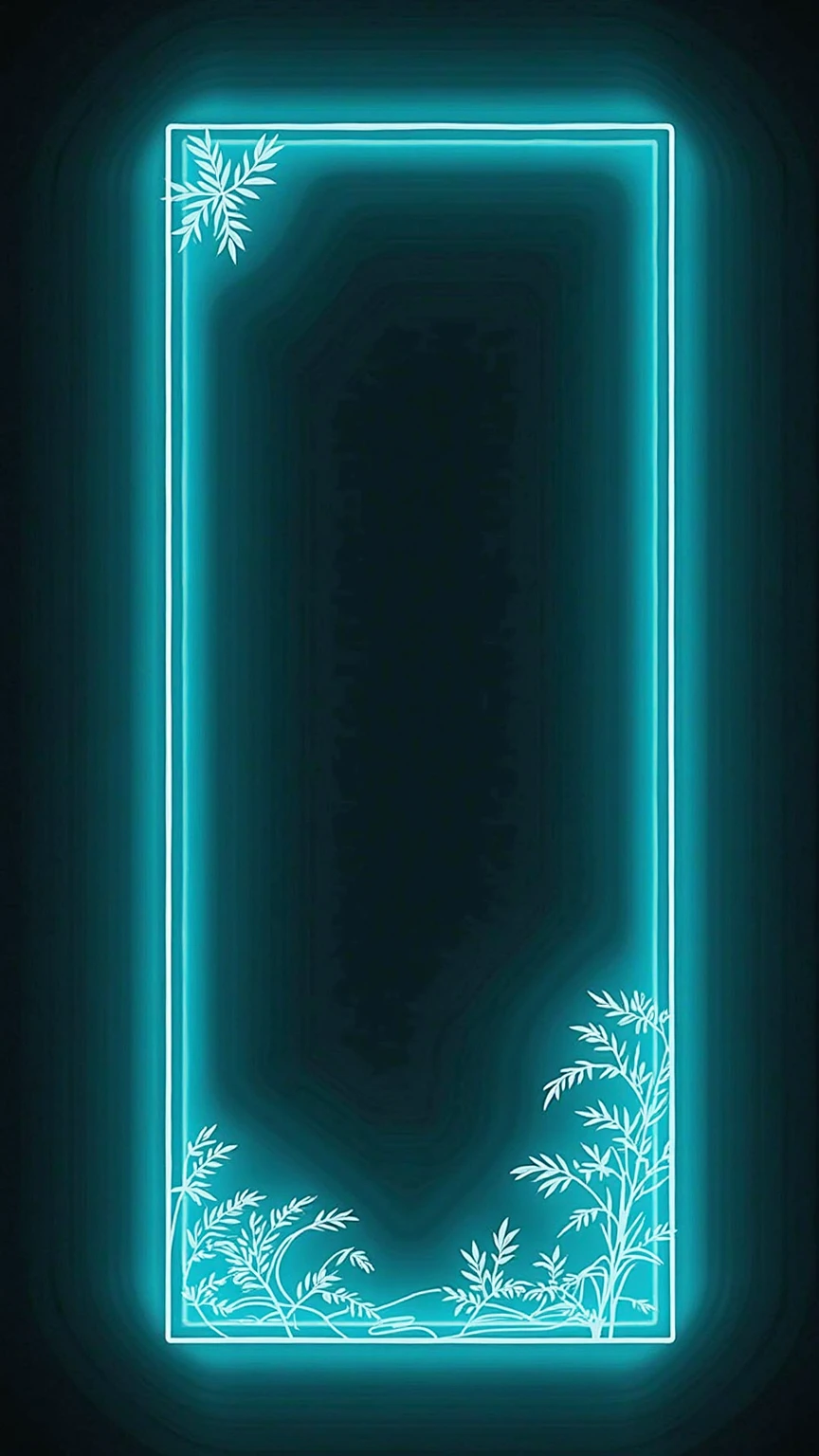 Ultra-thin Japanese neon border