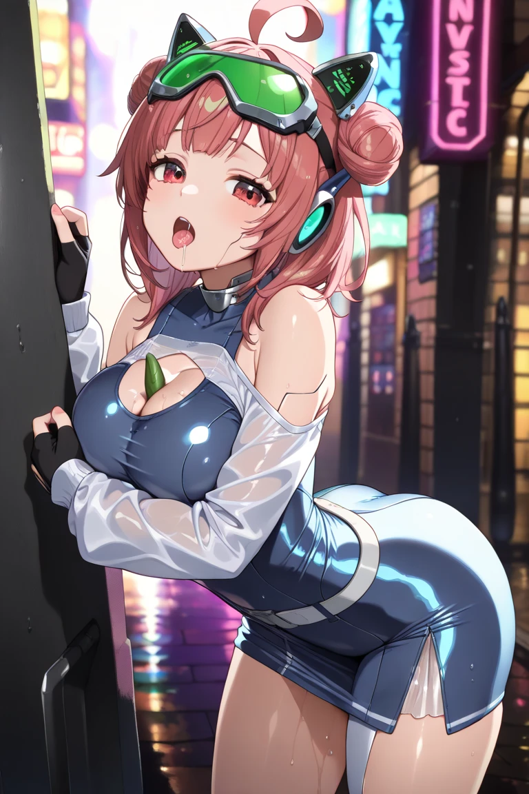 Score_9, score_8_up, score_7_up, score_6_up, source_anime,,1girl,solo,dim lightning,in narrow factory,,heavy breath,shiny skin,sweat,,TokinoSora, long hair, star hair ornament, blue eyes,aged up,,,,pink visor, glowing visor,many wire,brainwash,corruption,neon lights,restrained,idol costume,squatting,big breasts,huge ass,bimbo,spread legs,presenting pussy,(pussy juice,peeing:1.2),nipple piercing,grin,,snot,arched back, barcode,(barcode tattoo on breast:1.2),perfect pussy, arms up,armpits,hand cuffs,trembling,(microphone in pussy),ohogao, teary-,eyed, drool, half-closed eyes,expressionless,open mouth,tongue out,mic in pussy,nose hook,(bouncing breasts:1.3),sitting on machine,