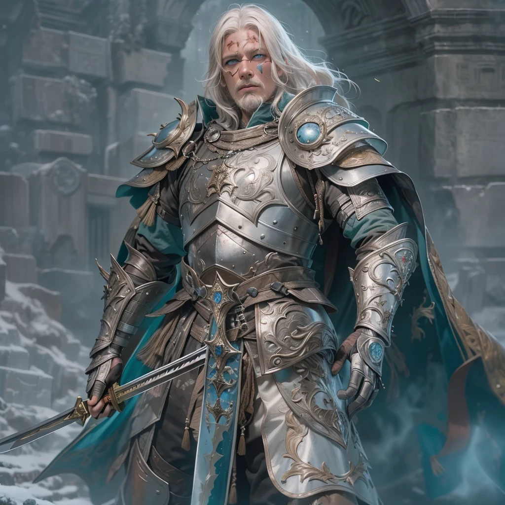 Big magician in armor, big scene
Paladin in armor, very, very big scene