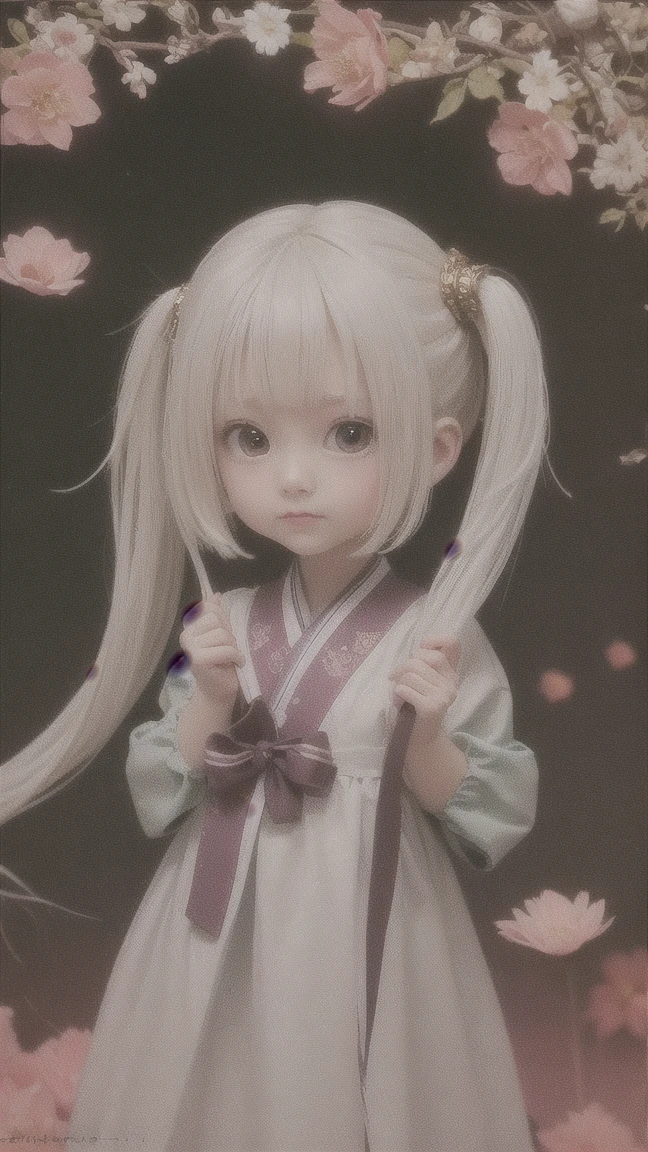 Best Quality, Masterpiece, High Resolution, (1 Little Girl, 8 Year Old :1.8) Pretty Face, Hair Accessory, Look at the Viewer, Edge Lighting, Two-Color Lighting, (High Detail Skin: 1.2), 8k UHD, DSLR, Soft Light, High Quality, Volumetric Lighting, Photo, High Resolution 4K, 8K, Blurred Background