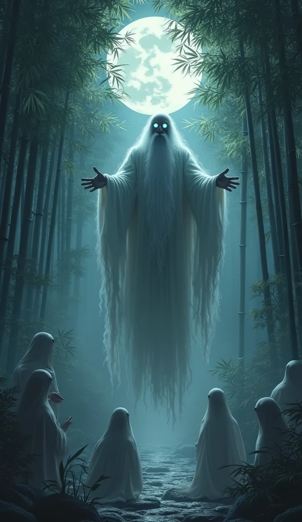 Villagers worship ghosts and demons.