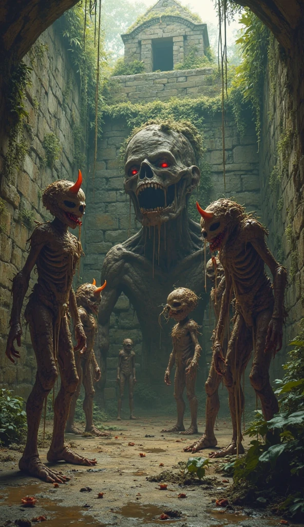 in (medium close-up:3.1) of lot of characters from a movie for slave girls from beyond infinity, inspired by Clive Barker, Zdzislaw Beksinski and Hans Bellmer, futuristic apocalypse, stalenhag, metal album cover, gwar, heavy metal band promo, wayne barlowe pierre pellegrini, (with Creepy, Sci-Fi, Fantasy and Horror:2.9) retro sci fi, Horror movie, very detailed body, moody, epic, directed by Ridley Scott (Cinematic:3.1), horror movie, horrified, terrified, insane, disgusting, disturbing, Impactful, cgsociety, hyper-detailed, digital illusions, cyberspace, photorealistic, arts visuals. Ultra detailed, RAW photo, artstation style, concept art, (masterpiece:2.9), 8k, realistic textures, (3D rendering:3.1)