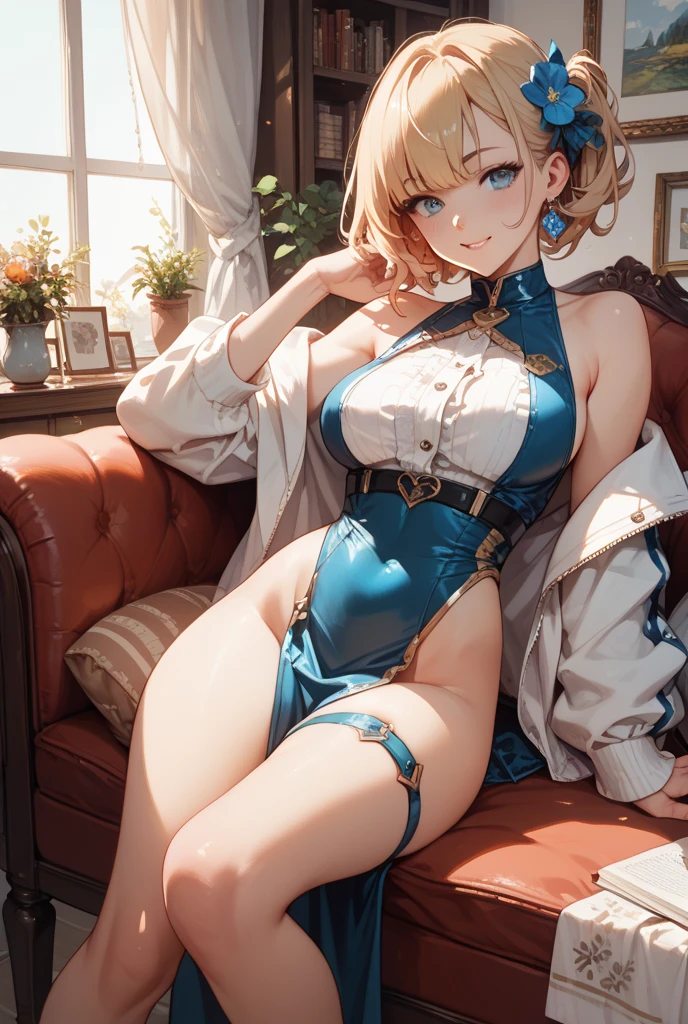 最high quality、best image quality、masterpiece、Curvy but thin body、perfect eyes, perfect face,The exact number of fingers、Exact number of legs、The exact number of armatures((bust 180:1.8)),beautiful blue eyes、1 girl:4.0、milking(Own),publish one'chest of,beautiful nipples、beautiful big breasts(erect nipples:1)、sexy look、big breasts, 、Black Stockings、Light blue short hair(inward curl hair)、thin、((Wearing only sexy navy underwear 1.8)),from head to calf、Black wristband on wrist、Golden star-shaped hair ornament、Golden Necklace、red face、Slippery texture))high quality、beautiful art、With background((bed)))、((open your legs:1.8、raise both legs:1.8,Own your thighs:1.8,lie down on the bed:1.8)),visual art、Depth of written boundary、One earring in each ear、mole under eye、beautiful thighs