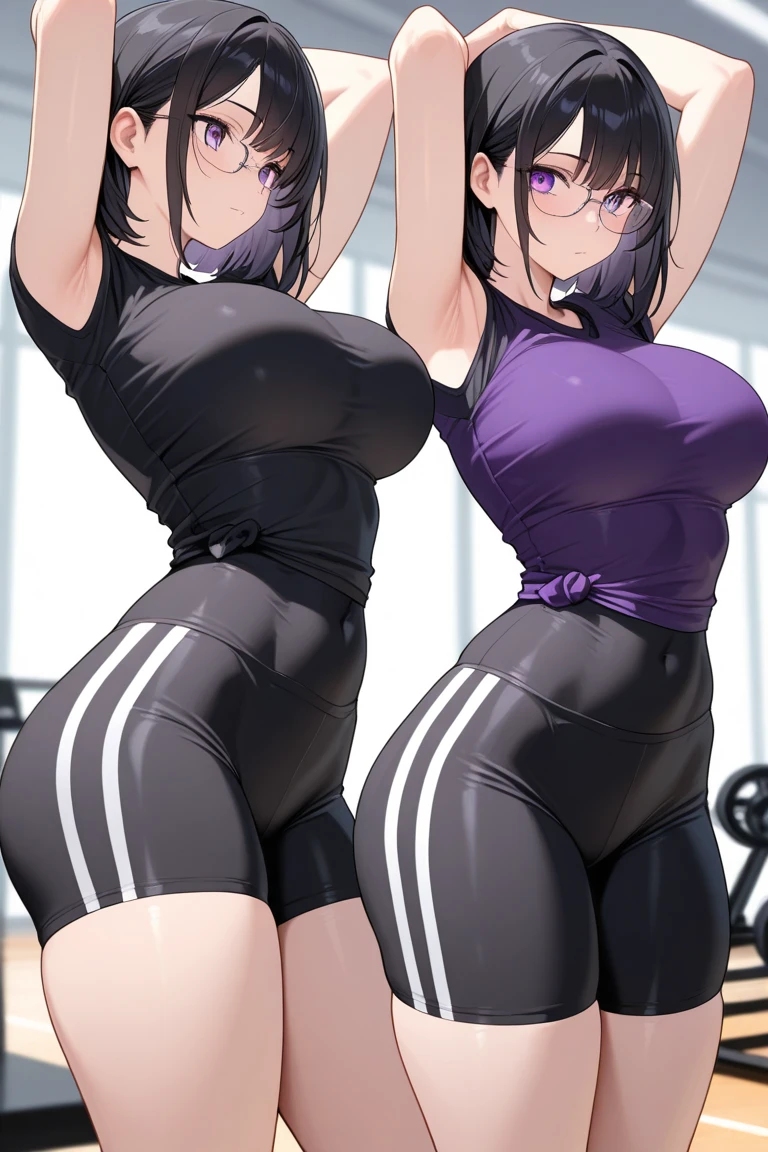 (masterpiece), best quality, purple, expressive eyes, , purple perfect face, gym, workout, hot, sweating, sweaty, tan, big , tan skin, flustered, purple, purple clothes, blush, purple clothes, see thru, yoga pants, black hair, backview , curvy woman , black hair, purple eyes ,, purple pants , multiple man, surrounded by men, men checking out women at gym, surrounded by multiple men at gym, ponytail, purple, purple clothes, purple pants, curvy woman, multiple men, curvy, massive breasts, massive ass, curvy milf, purple , one women surrounded by men, horny men, groping , grab, groping, breast grab , groping, molesting , ass grab, scared, panic, sweating, embarrassing, embarrassed. Panic, eyes wide open, boob groping, breast groping