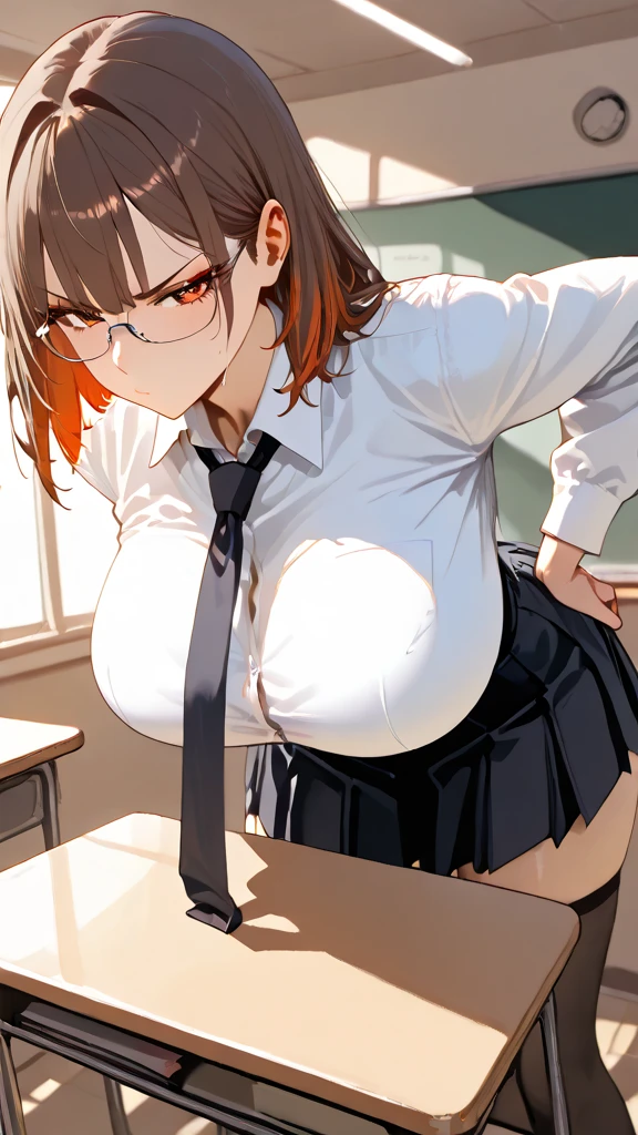 mastute piece,Best Quality,insanely detailed,8k cg,nsfw,
(shoot upper body:1.3),
(1girls:1.3),standing,looking at viewr,body in front,both arms behind back,(school swimsuit maid costume),(bare breasts),
break,
blush,shy,(??????? face),(trembling:1.2),break,(light red hair),
break,
perfect breasts,perfect teats,(open mouth:0.9),(large breasts:1.3),
(living)、