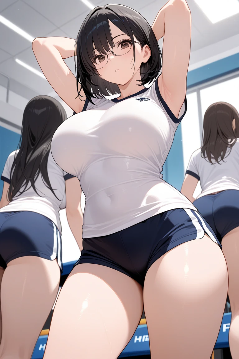 One woman、A large number of male and female members、beautiful girl、high school girl、Crowd of men and women、Volleyball uniform、volleyball、Short Hair、volleyballスタジアム、volleyballのユニフォーム、The stands are packed、Highest quality,  Thick thighs、Big Ass、Black Hair、Sweaty body、Number 5、Sweaty ass、Cowgirl、Penis insertion、Man Underneath、Woman on top、Ass Pounding Piston、Shaking her hips up and down、Shake your ass、Fuck with multiple people、Orgasm、Plump swaying 、High Speed Piston Sex、Orgy、The crowd is also having sex、The men and women around me are fucking each other too.、People around me are having sex、Handjobs all around、Blowjobs all around、The people around me are fucking