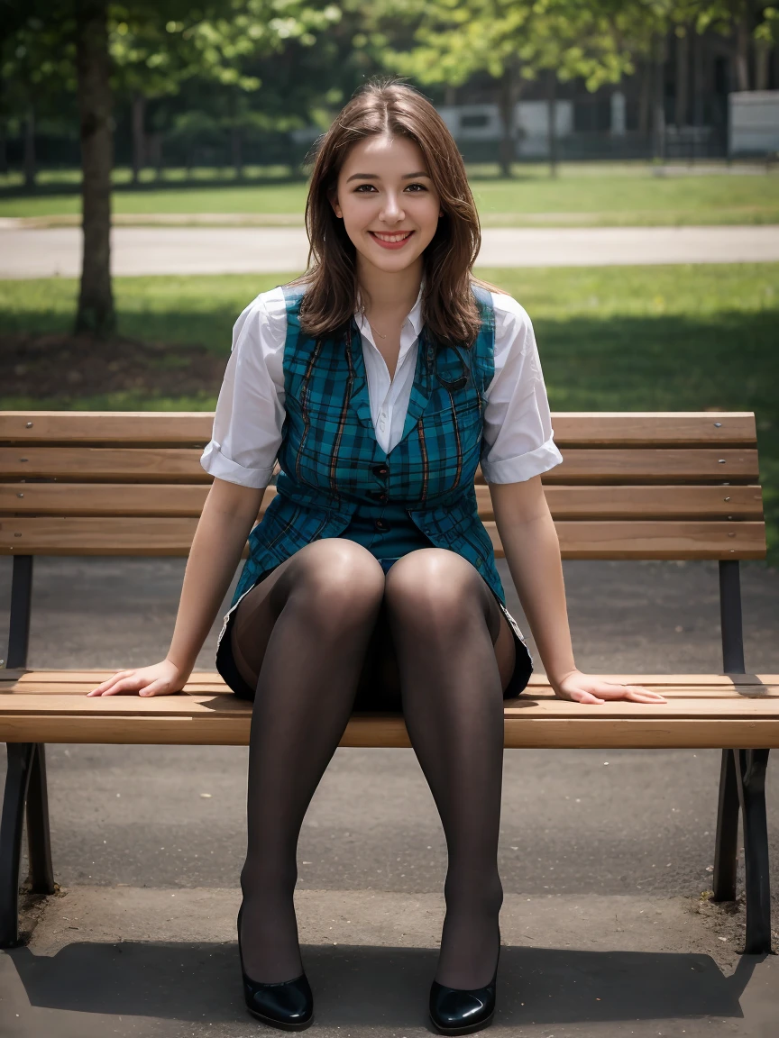 highest quality, muste piece, realistic, High resolution, 8k raw photo,alone, 1 girl, NSFW、medium long hair、45 years old、(ロングskirt)、squat、slender body shape、legs spread wide、 ((black detailed panties))、in the park at night、laughter、high heels、skirt、((midnight:1.5))、show one's side:1.5