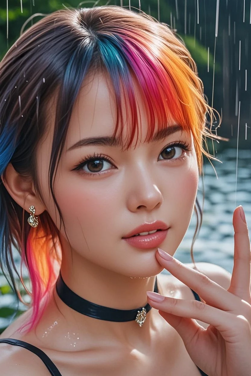 (Browsing Caution:1,4),Mix 4, (8K, RAWphotograph, Highest quality, Tabletop: 1.45), (Realistic, Realistic: 1.37),illumination, night, プロのillumination, photographn mapping, Radio City, Physically Based Rendering, Gradient Brunette, 高品質のphotograph, High resolution, 1080P, (Detailed facial depiction), (Detailed description of the hand), (Delicate CG), Extreme light and shadow, Rich details, (Detailed facial features), (Highest quality), Look in front of you, Highly detailed face, Highly detailed lips,  超High resolution, (Faithfulness: 1.4), photograph, 1 girl, [(sad)],  , Thin limbs, movie, Cool pose, I Cup, Highest qualityな完璧なボディ, photographのような, (1 girl: 1.3), Perfect balance, (Huge, Perfect breasts, Areola),(Realistic, Photorealistic:1.37),One Girl, Cowboy Shot,Professional Lighting, Photon Mapping, Radio City, RAWphotograph、(Photorealistic:1.4)、Octane Rendering、Complex 3D rendering with ultra-detail, Studio Soft Light, Rim Light, Vivid details, Super Detail, Realistic skin texture, Detailed aspect, Beautiful details in the eyes, Highly detailed CG Unity 16k wallpaper, compensate, (Detailed Background:1.2),Highest quality, 超A high resolution, Tabletop, One Girl, One girl,alone, Upper Body,View Viewer, White Background, Bobcut, short hair, Multicolored Hair, compensate , Lips parted, Black Lips, eyeliner, Gothic, Goth Girl,((Multicolored Hairの色:1.4)),全身全naked)),(((nsfw))),((naked)),((Small breasts:1.2)),((((naked)))),((((Upper Body:1.4))))