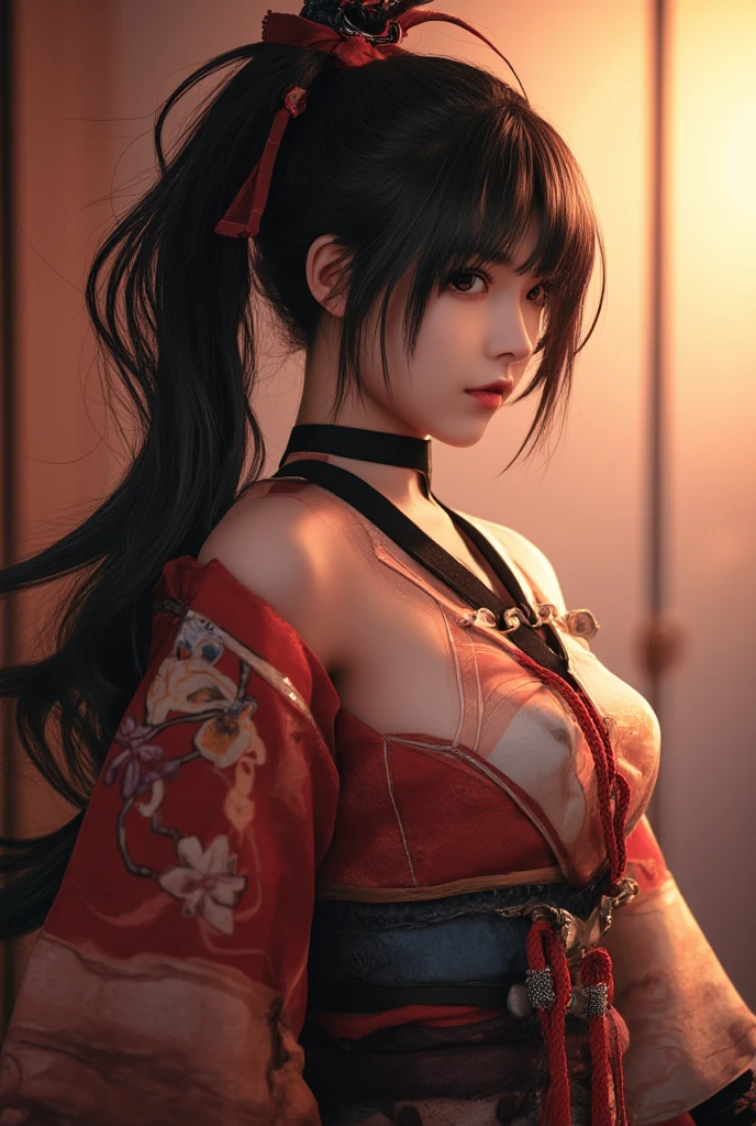 Japanese-style girl，Simetall，Sexy girl nipple，tmasterpiece，4K，Highest image quality