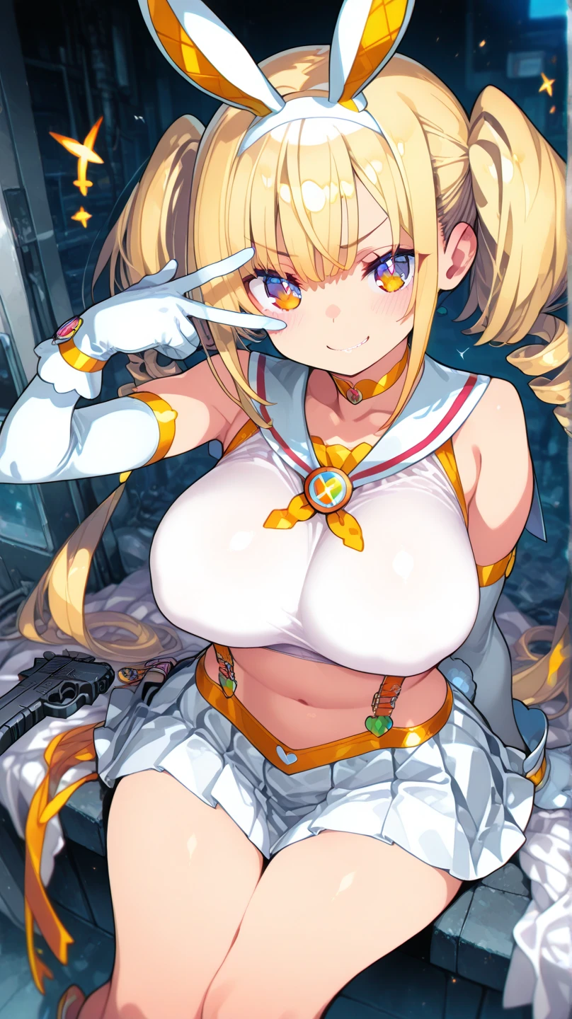 (masterpiece:1.2, Highest quality),(Very detailed),8K,wallpaper,1 female,Mature Woman,4,Sentai heroine colorful, Muscular,((white line on vivid yellow metallic squadron suit)),(((betterhand))),(The background is aurora rainbow),Random hairstyle,Random pose,(((Beautiful female hands,detailed drawing of a hand))),cyber punk,((Beautiful trading cards,gold framed)), ((cameltoe)),