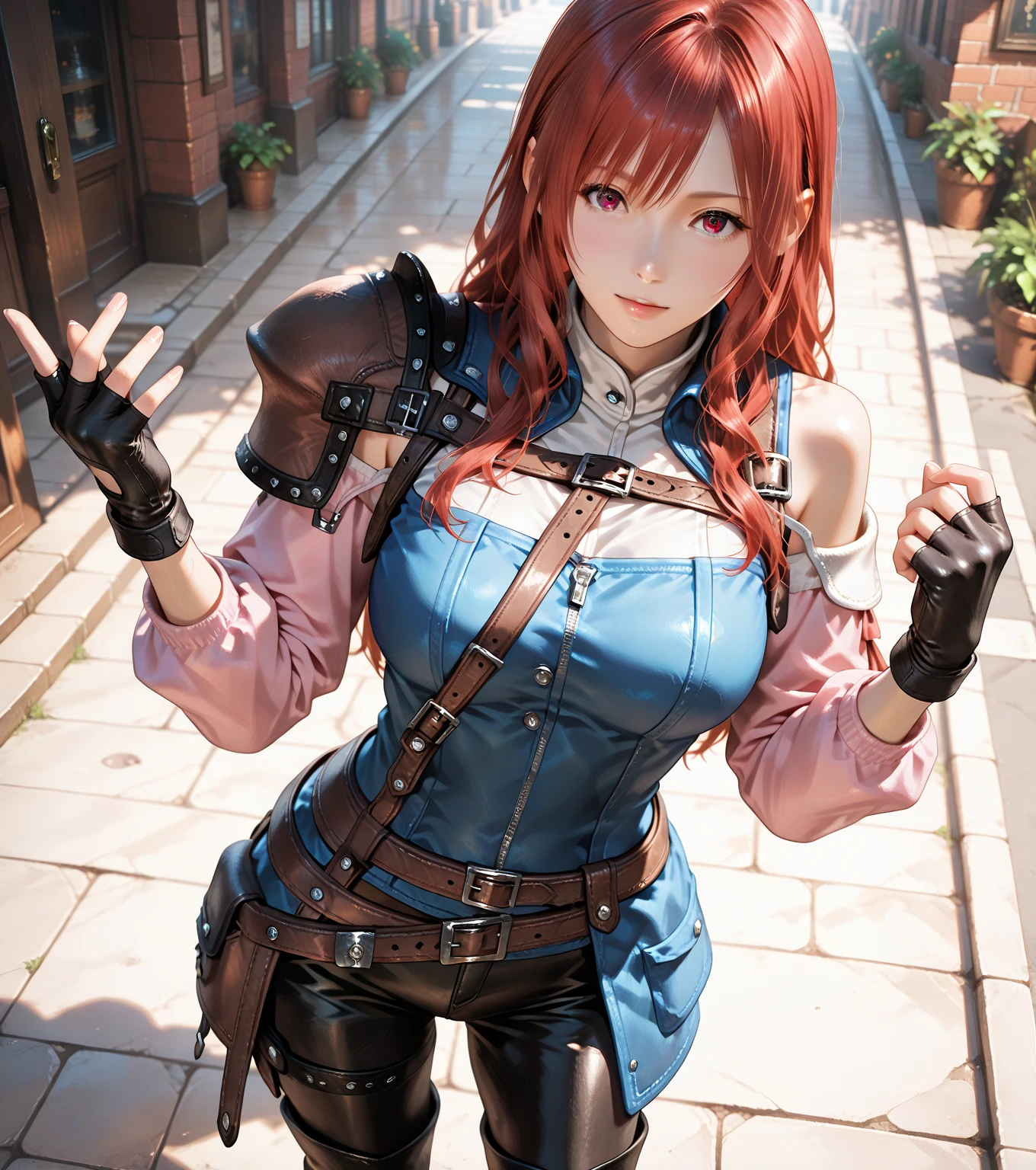 <lora:Holo:0.8>, Holo, 1girl, solo, smirk,, (acclaimed, alluring, captivating, exciting, gorgeous, striking:1.3)
