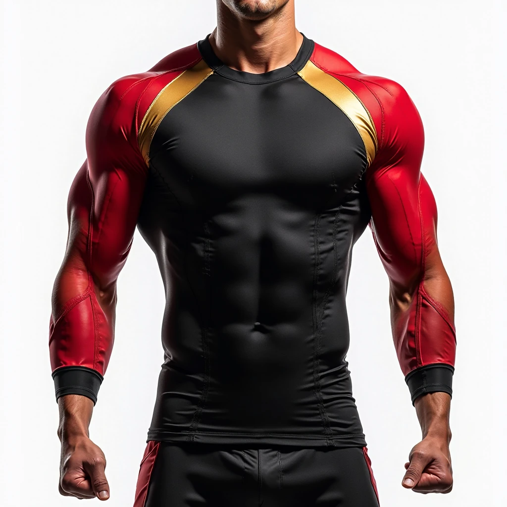 <lora:BulkedUpAIR1.5:0.1>. (close up body shot:0.7), at futuristic spaceship port:1.1, wearing tmatching pants, (wearing large muscular futuristic science fiction uniform:1.3), (black and red color), confident, handsome, (((masterpiece))), (((best quality))), <lora:more_details:0.75>, muscular:1.2, large muscles:1.0  ((hands on waist), JerryOConnellActor <lora:JerryOConnellActor (1):1>