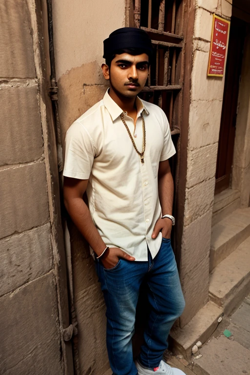 Indian villages 24 year old man stylish derss