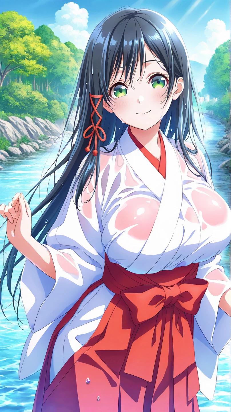 4 girls,Further details,Black Hair,Green Eyes,Big saggy breasts,Innocent,Pussy,large bulging nipples,White skin,Beautiful village,Japanese style、Flowers,,Rustic,White loincloth with nipple decoration、smile、Molester、smile