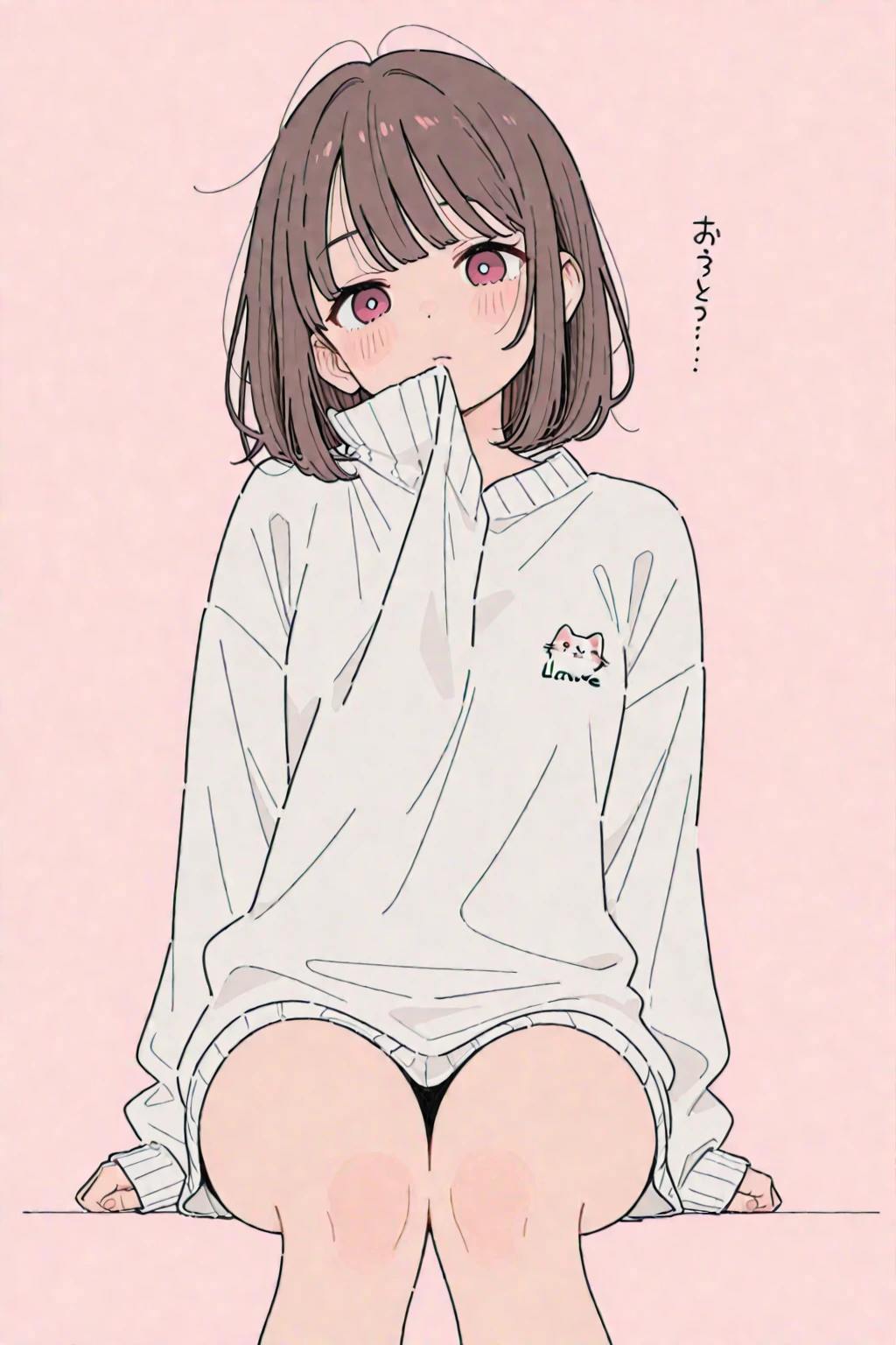 (best quality, masterpiece), 1 girl, centaur, I beg, White skin, Japanese schoolgirl, black pink, exposing the abdomen, belly button t-shirt , Beautiful girl perfect white tiger photo, Perfect bathroom photo