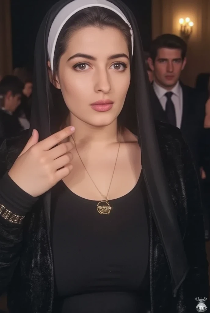 absurd dress, (masterpiece、top-quality、8K ), intricate detailes,ultra-detailliert、1 Beautiful Arab Woman、(Ancient Arab national costumes, hijab:1.4),veils、Realistic limbs、sexy tall posture, plump body, Arabian Market、full make up, Hyper realistic, Perfect Anatomy, no clothes, no bra, no underwear, showing nipple, (exposed pussy:1), (showing pubic hair:1.4), wet face with semen. fully body photo:1.6, eyes looking into the camera, naughty pose, inside church, A seductive mischievous expression, ((front of many men)), detail breast, eyes were clearly visible, both wet face and hijab with lot of semen, small head big and red eye)), ((multiple men, surrounded by men)), ((best quality)), ((masterpiece)), (detailed), perfect face, (extremely detailed CG 8k wallpaper),