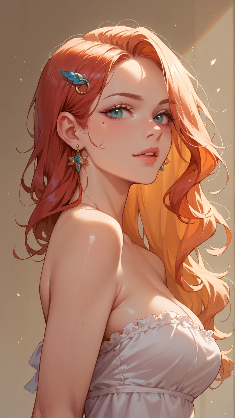 A sexy lady with out ..