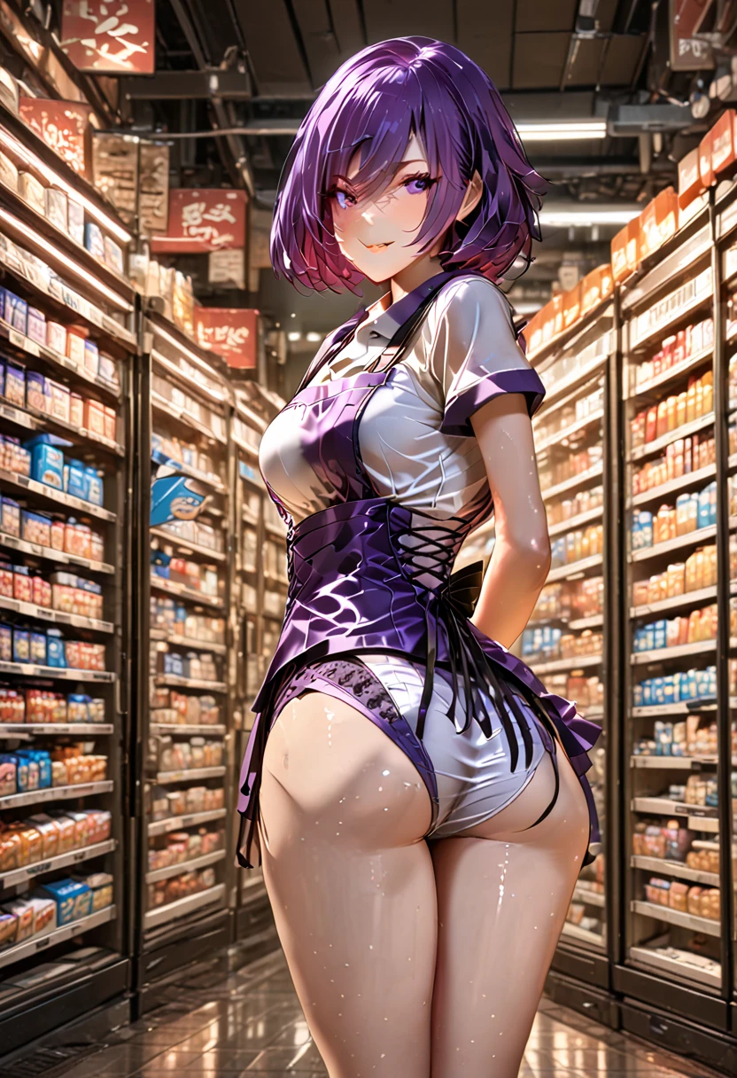(NSFW, lewd:1.4), (masterpiece:1.4), (best quality:1.4), (ultra-detailed:1.2), (an extremely delicate and beautiful:1.2), (perfect eyes:1.4), (perfect face:1.4), curvy, (ass focus, looking back:1.4), (full body , toe, standing with spread legs wide:1.8), (excessive pussy juice dripping down between legs to ground:1.4), (ecstasy:1.6), (slut:1.4), (vulgarity:1.4), (fucked silly:1.5), (trembling:1.4), wince, (public indecency:1.4), (Patchouli toho character:1.2),