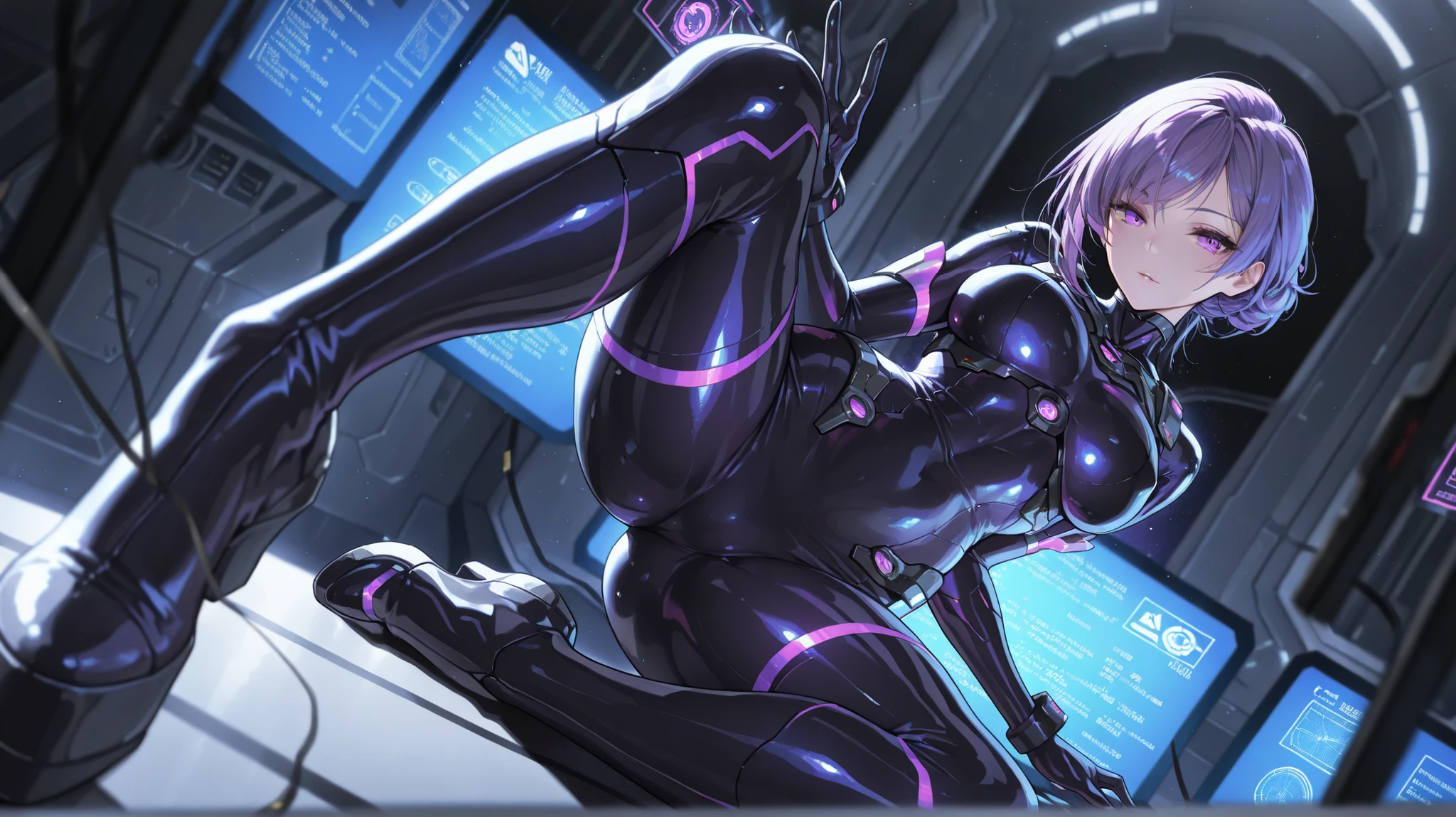 (masterpiece, best quality, detailed), 1girl, 1boy, {{{mizuki yukikaze}}}, hair ribbon,futanari,gigantic penis girl,,clothed penis,excessive cum,stealthtech, cutting edge, scifi, bodysuit, shoulder armor, interface headset, sleek angular, indoor, dark, night, full body,ahegao,in heat,faceless male,hetero,reverse upright straddle,intercourse with a man,clothed sex,vaginal penis,used condom on penis,many used condom,excessive cum