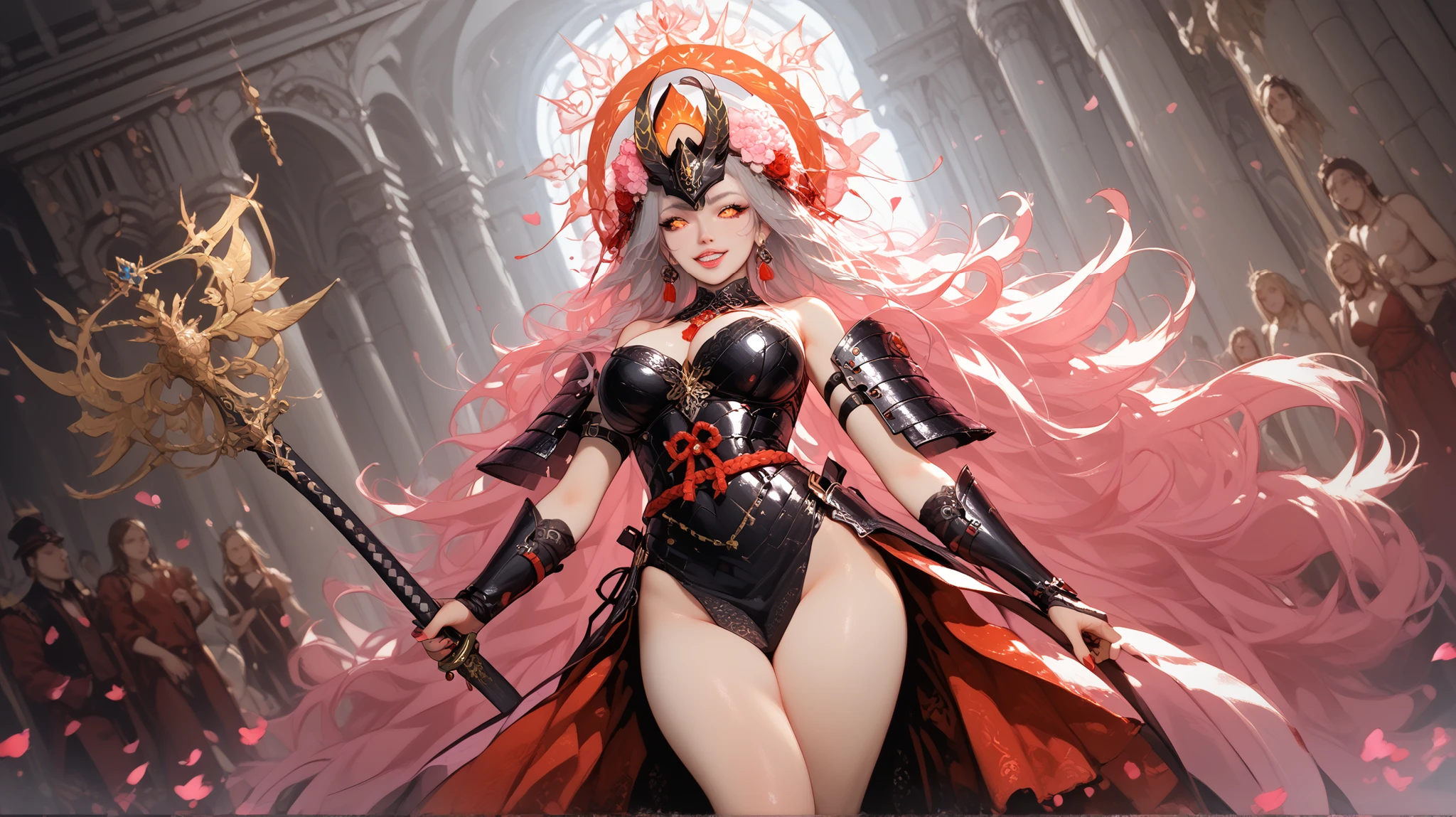 official art, Unity 8k壁纸, ultra-detail, beautiful and beautiful, master-piece, beste-Qualit, (Zentangle, Mandala, tangle, Entangle), (Fractal Art:1.3), 1girls,oversized breasts, staring at the viewer, Very detail, dynamic angle, cowboy shots, most beautiful form of chaos, Elegant, Designed by The Cruel, Colorful Romance by James Jean, Roby Dwi Antono, ross tran, francis bacon, Michal Mraz, adrian ghenie, Petra Cortright, gerhard richter, takato yamamoto, ashley wood, atmospheric, music note ecstasy can stream music note.