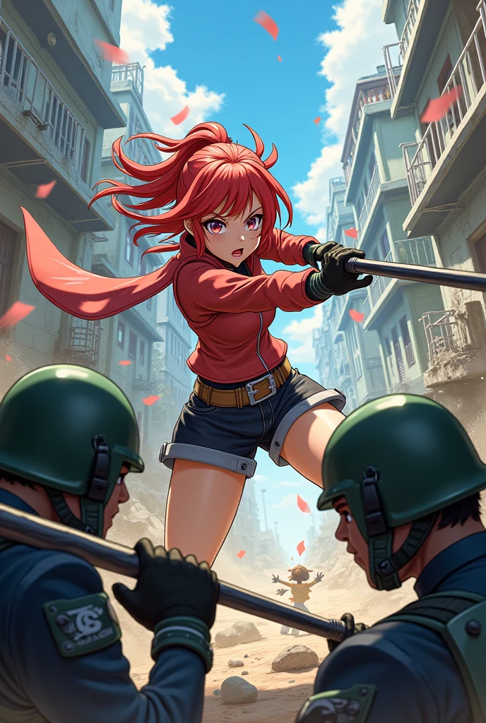 anime Girl vs Anime Boys World war 2
