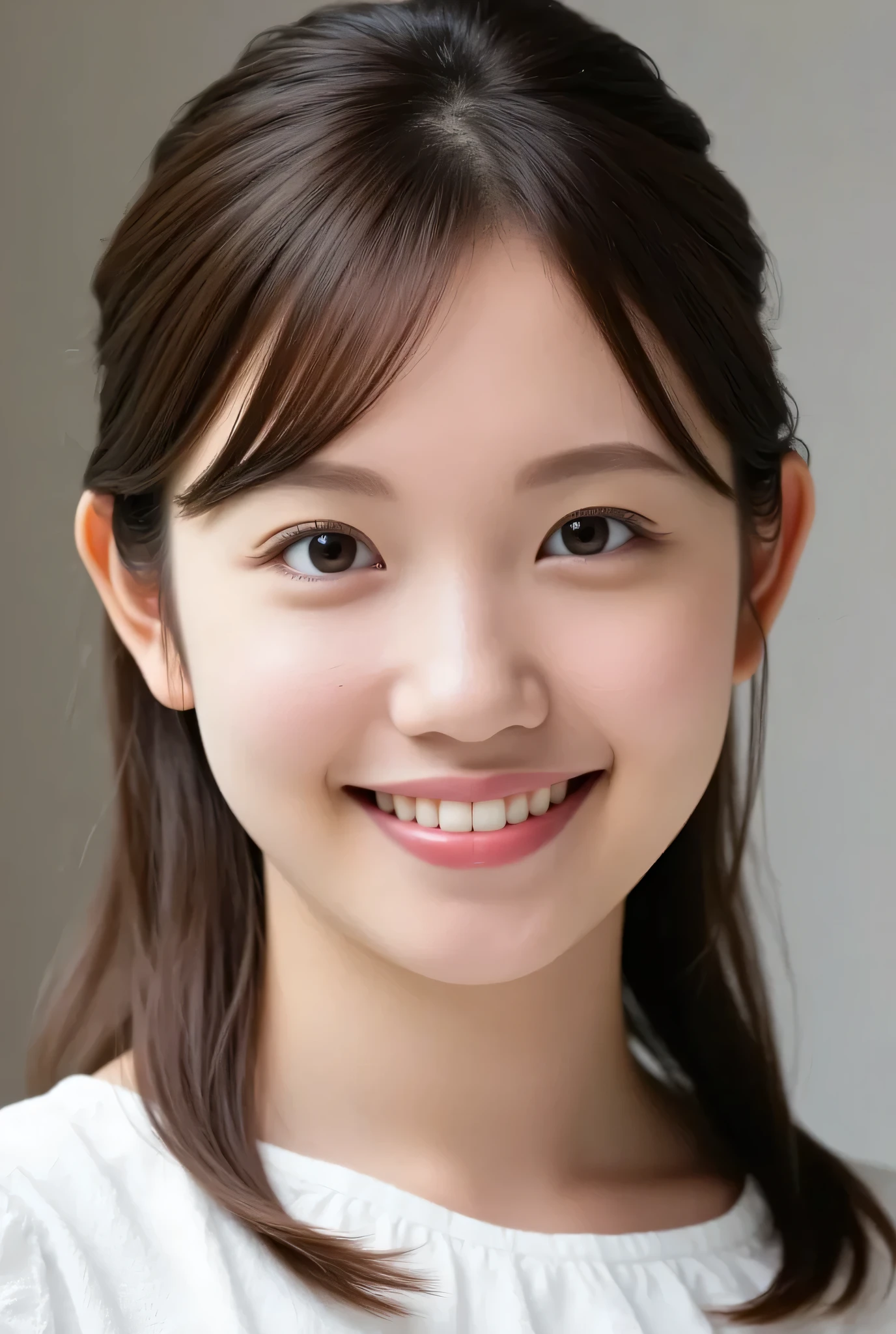 looking at viewer, beautiful skin, beautiful eyes, beautiful face, highly detailed eyes, make up, masterpiece, Super Details, Best lighting, Realistic and Realistic Pictures, high definition RAW color pictures, slightly smile, 田中瞳, Hitomi Tanaka, detailed, realism, skin texture style,