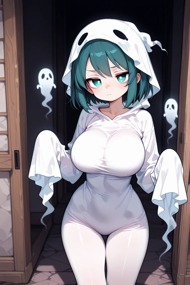 In a haunted house、﻿supright straddle、vaginale,sex、hug、from side、ghost、Apparition、ghost、Kappa、Tengu、Nine-tailed Fox、Shuten Doji、Both eyes open、Hardcore、Nipples、Being raped、Blowjob、Big dick、Pussy、Covered in semen、Girl、Girl、Short、Younger、Lower school year、Baby Face、Big Breasts、Dynamic Angle、masterpiece、best quality、ultra-detail、My hair is messy、Your clothes are torn

