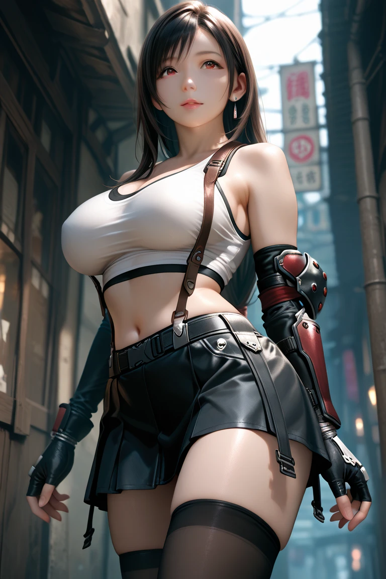 ((Unreal Engine 5)), Realistic Rendering, Excellent, lights on mecha armor, cybernetic headwear, helm, (Yoga Pants), looking on viewer, posing walkdown on street, beautiful face, makeup, (photorealism:1.2), ultrarealistic uhd face, (huge fake boobs:1.4), (gigantic breasts:1.1), (muscle abs), (big butt), (wide hips), (thick thighs), slim waist, hourglass figure, full body, ((glowing skin)), ((shiny skin)), Realistic body, ((she is sexy)), ((clean skin)), photorealistic, bokeh, masterpiece, highres, 1080P.