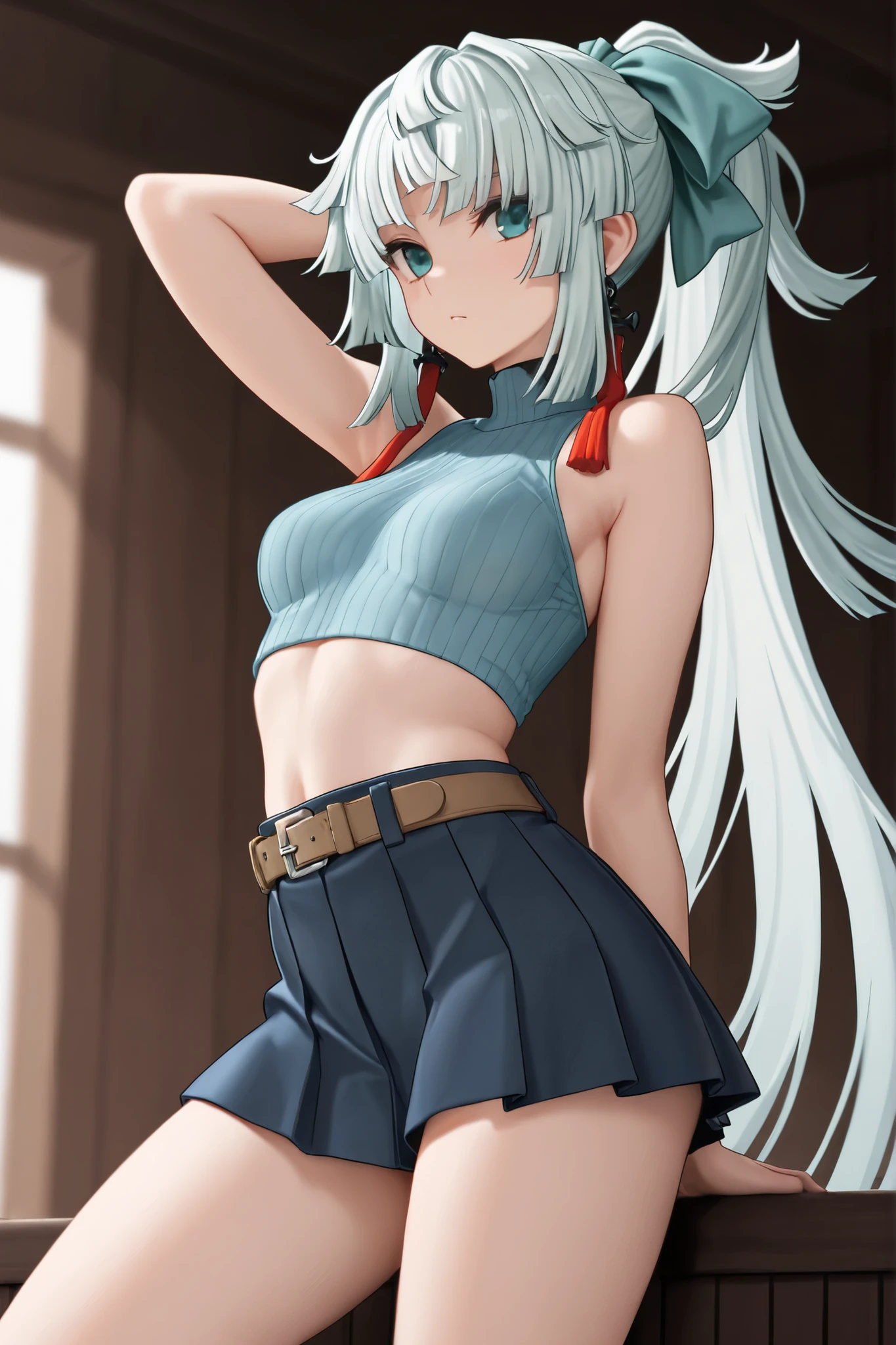 <lora:knife_thigh_strap:1> (knife_thigh_strap:1.2)
skirt, focus on legs