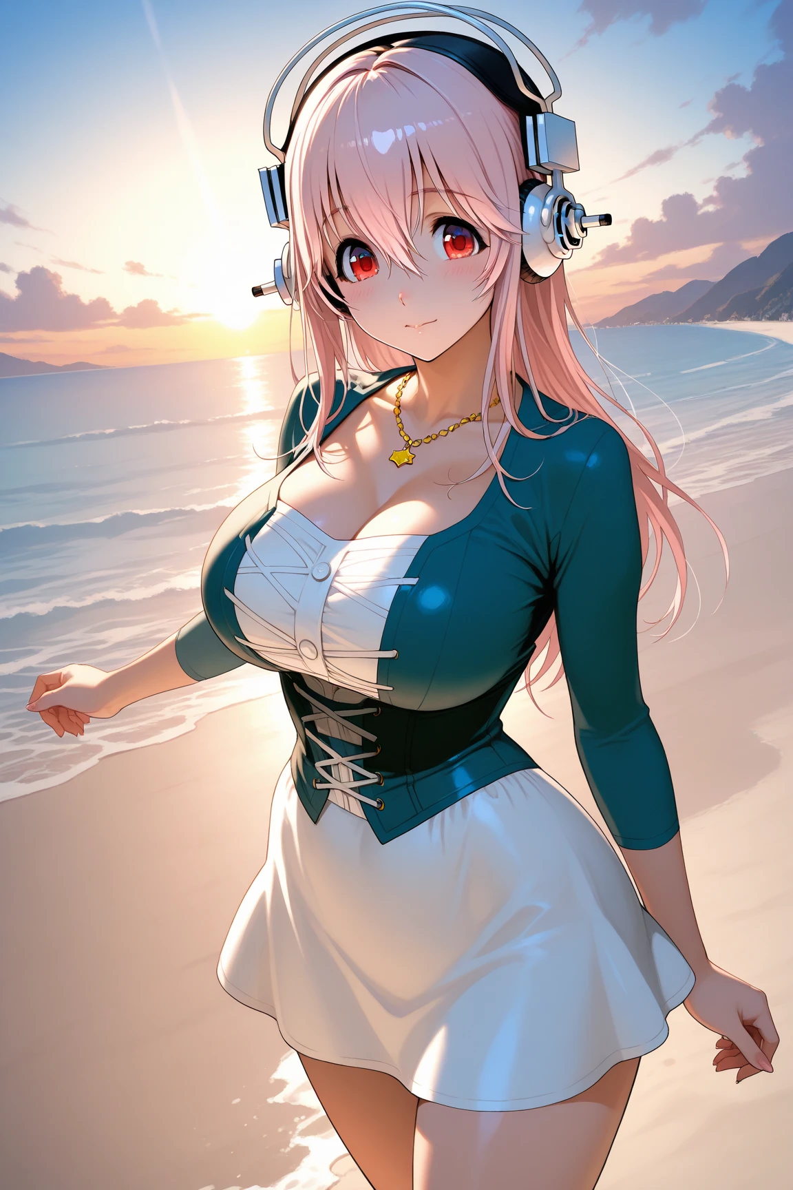 Nino Nakano ,sexy ,armadura de nieve ,lago de hielo