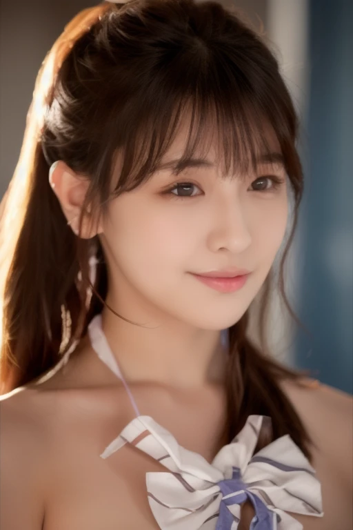 1 girl, (white sleeveless high neck:1.2), Very beautiful Japanese mature woman
(Full body photo, Highest quality), (Realistic, Realistic:1.4), (masterpiece), 
Very delicate and beautiful, Very detailed, 2k wallpaper, wonderful, finely, Very detailed CG Unity 8K 壁紙, Very detailed, High resolution, Soft Light, 
Beautiful detailed girl, Very detailed目と顔, Beautiful and detailed nose, finelyて美しい目, Cinema Lighting, 
(Simple light color background:1.3),
(Medium Hair), (Parted bangs), 
Complete Anatomy, Slender body, Small breasts, smile、Long skirt、pumps