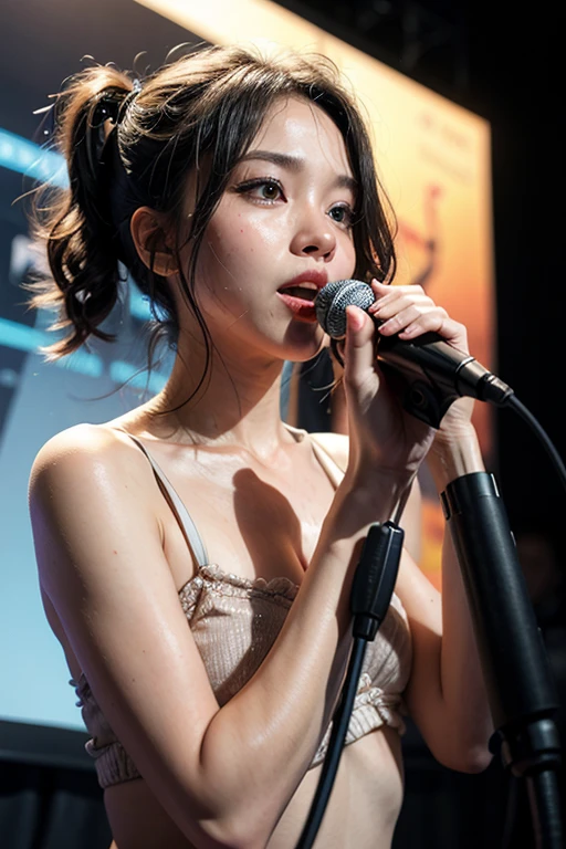 blush embarrassed smile ilicheng, Keep your mouth shut, Eye of balance, (Top quality details:1.2),realisitic,8K High Resolution,(1girl:1),ultra-detailliert,high quality texture,intricate-detail,detailed texture,finely detailed,High Details,extremely details CG、High quality shadows、Detailed beautiful delicate face、Detailed beautiful delicate eyes、depth of fields、Ray traching、(Beautiful 25 year old sexy Korean Taiwanese girl:1)、middlebreast、tall_female、beautiful_legs、Glow Eyes、red blush、the perfect body、skiny、Transparent and fashionable jeans、Formal Rings、Open Court:1.1、[brown_skirt]:1、Stockings and garter belts:1.2、Straight Hair、Cozy living room、sunlights、kneeling on sofa、耳Nipple Ring、a necklace、modeled、Eye、Dynamic poses、ulzzang-6500-v1.1:0.01
