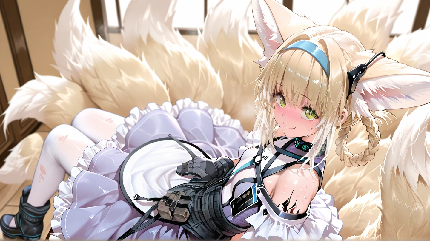 normal，Blush, first person perspective, 8K, Super detail, Best quality, hyper HD，White pantyhose，full bodyesbian，Raise your hand to expose your armpit，full bodyesbian，Keep your feet up，soles focus，Beautiful sole，Lick the armpits，Open your armpits，White pantyhose