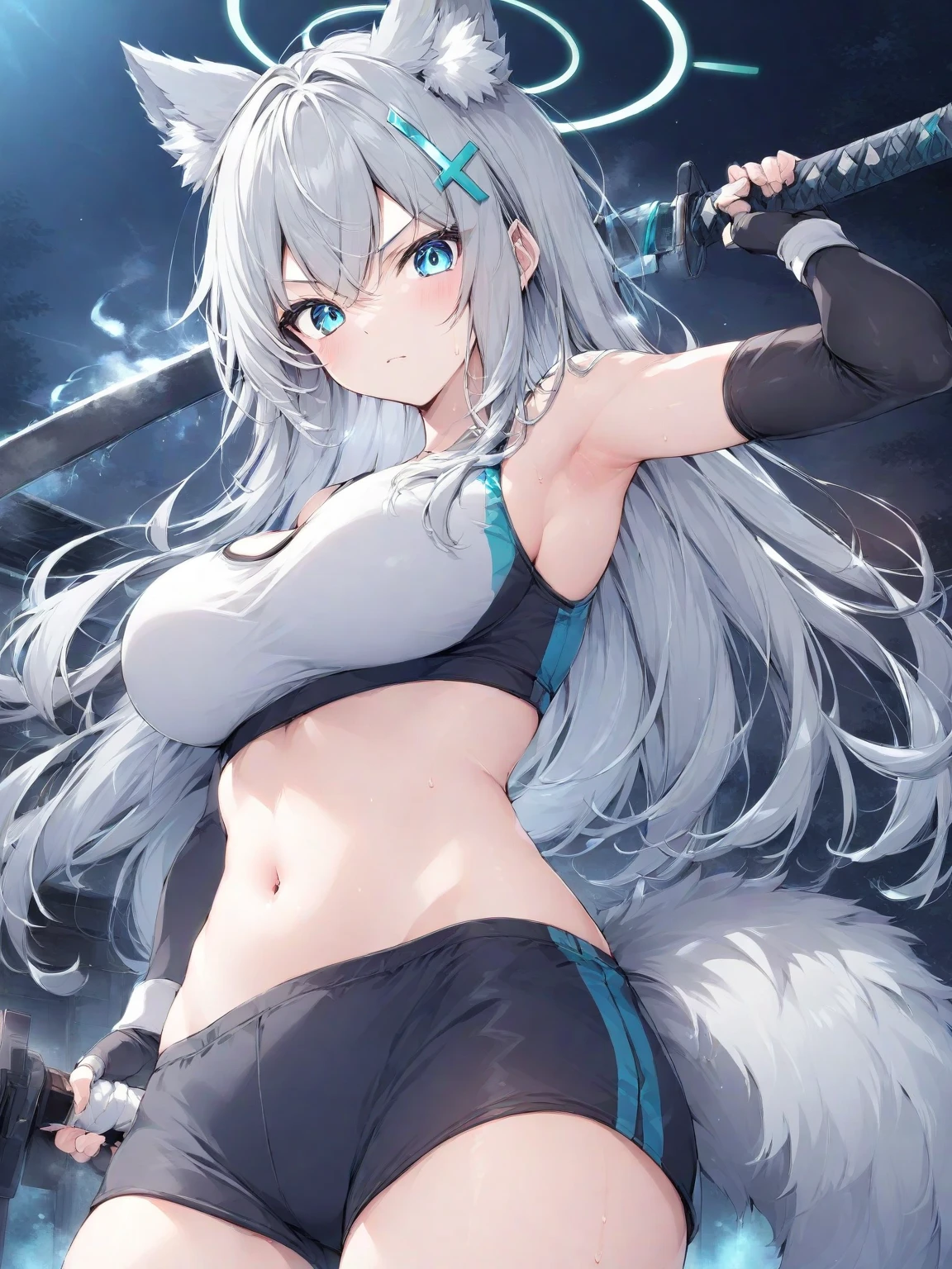 Sexy hot high school wolf girl 