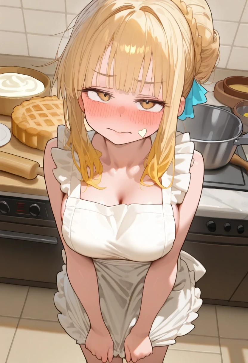 Toga himiko pecho grandes Surrealism, 8k, super detail, anatomically correct, accurate, UHD, masterpiece, textured skin, super detail, high details, high quality, best quality, highres delantal de cocina