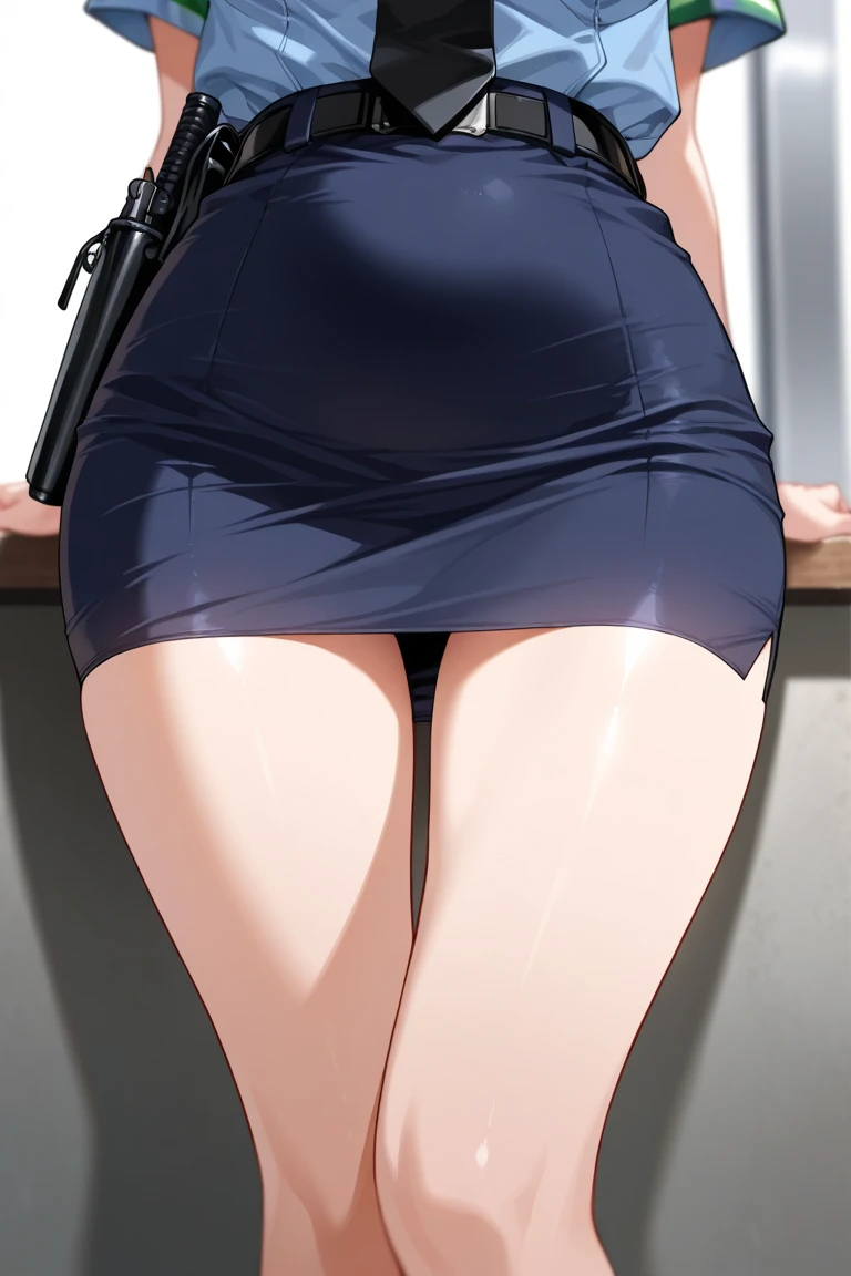 (Highest quality)、(Masterpiece)、(Very detailed)、(4K)、One Woman、teacher、During class、((Angle from below))、Panties