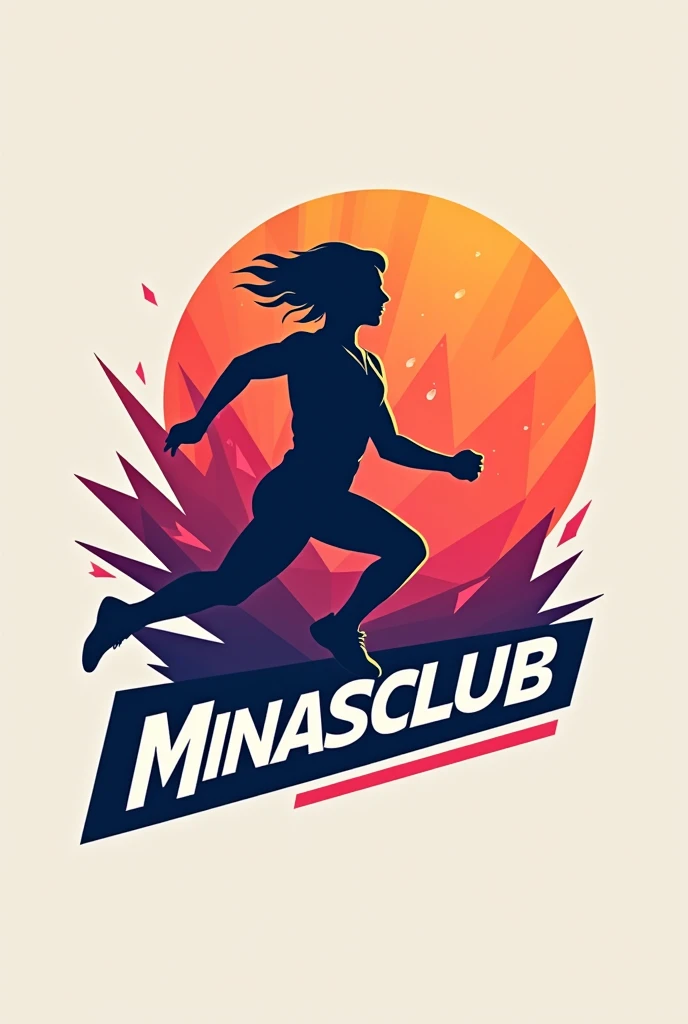 Create a logo as PNG with the lettering "FC Hoyzer 05 Weifa" and a woman in the background with hair blowing in the wind football style
