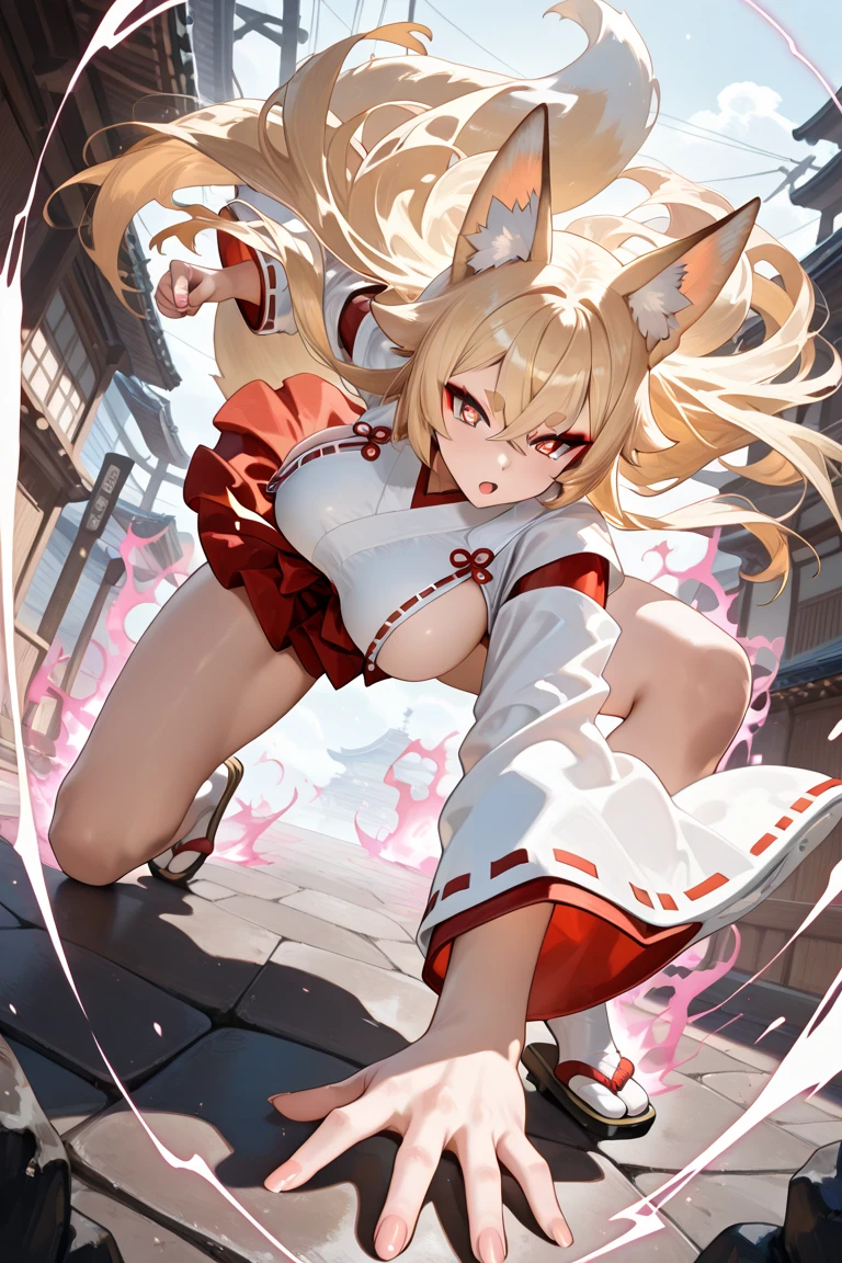 highres, top quality, best quality, paid reward available, High-quality illustrations by Johannes Vermeer, unparalleled masterpiece, perfect artwork, absurdres, perfect anatomy(highly detailed beautiful face and eyes)(angelic cute 1girl, kemono, solo focus)(furry)(furry anthro:1.7)(Furry body, dog facial features, dog body features)(very detailed body fur)full body, dynamic pose,