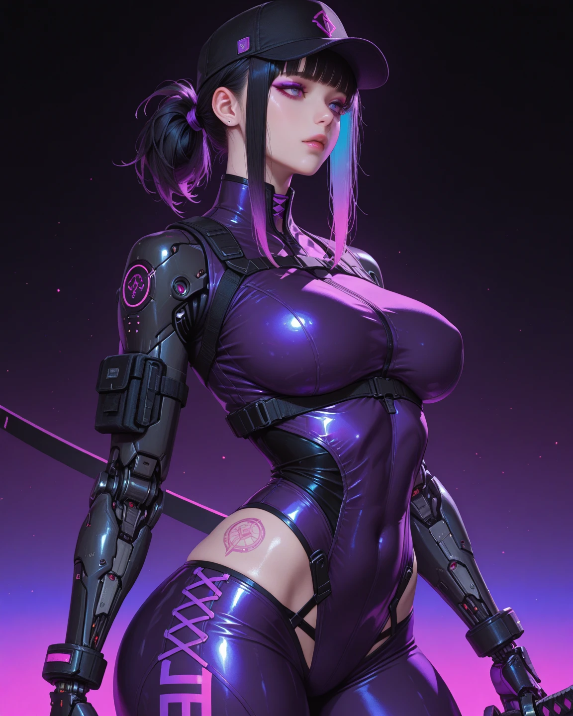 (Best Quality), ((Masterpiece), (Detail: 1.4), 3D, A Beautiful Cyberpunk Woman, HDR (High Dynamic Range), Yong White Woman, Clean Face, Sensual Pose, Shiny Skin, High Contrast, Short Colored Mohawk Hair, Ray Graphics by Clothing, On A Lunar Station, Ships Can Be Seen Through The Large Window, Satin Apparel, Ray Tracing, NVIDIA RTX, Super-Resolution, Unreal 5, Subsurface Scattering, PBR Textures, Post-Processing, Anisotropic Filtering, Depth of Field, Maximum Sharpness and Sharpening, Multilayer Textures, Albedo and Enhancement Maps, Surface Shading, Accurate simulation of light-material interactions, perfect proportions, Octane Render, Two-color light, large aperture, low ISO, white balance, rule of thirds, 8K RAW,