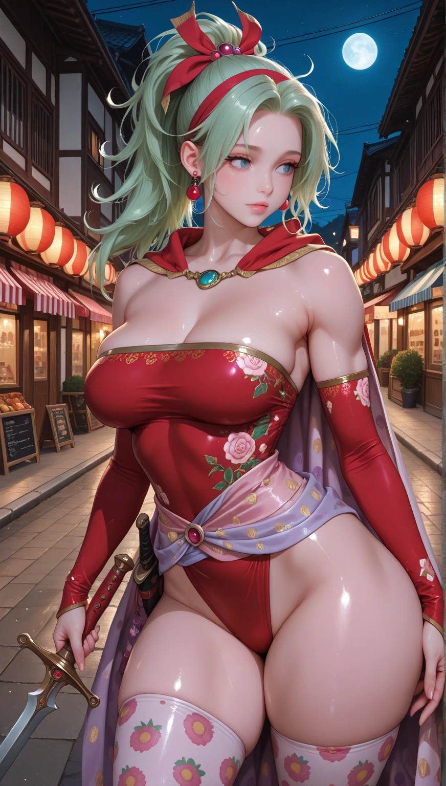 (masterpiece:1.2, Highest quality),(Very detailed),8K,wallpaper,1 female,Mature Woman,4,Sentai heroine colorful, Muscular,((dark red line on clear green metallic squadron suit)),(((betterhand))), green hair, ,(The background is aurora rainbow),Random hairstyle,Random pose,(((Beautiful female hands,detailed drawing of a hand))),cyber punk,((Beautiful trading cards,gold framed)), ((cameltoe)),