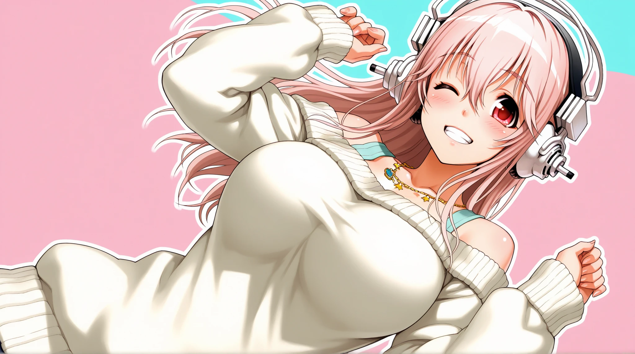 
(Browsing Caution:1.5),{{Masterpiece}},{Detailed and beautiful depiction},Official Art,Beautiful adult woman 1,Megurine Luka,Pink long hair,blue eyes,Large breasts,School Swimsuit,(Looks like you&#39;re feeling better),Drooling,blush,Frontal subjective view,(Pee vigorously),(Mass Feeding),Squirting,Spread your legs,Showing off her vagina up close,On the bed