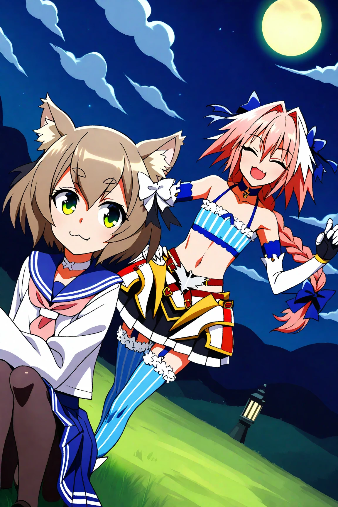 anime girl with cat ears and tail in a white bikini, neferpitou, holo is a wolf girl, anime catgirl, white cat girl, cute anime catgirl, seductive anime girl, beautiful anime catgirl, white - haired fox, holo if a wolf girl, wolf ears, attractive cat girl, nyaruko-san, anime moe artstyle